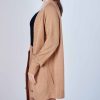 Oversize coat with pockets 100% cashmere thick knit long cardigan sweater - Image 4