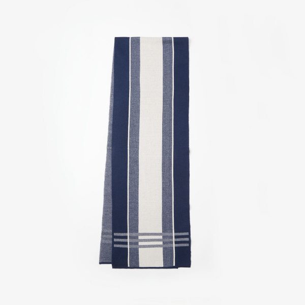 Fashion cross striped colorful soft keep warm knit women scarf - Image 2