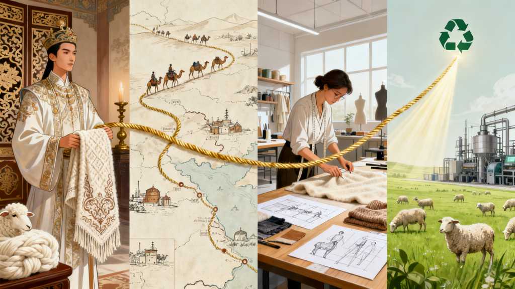 cashmere fashion history ancient to modern sustainable future craftsmanship comfort prestige