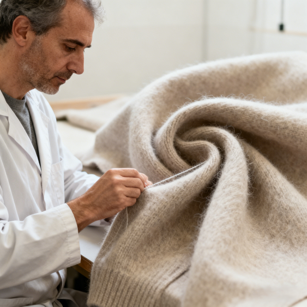 Loro Piana Baby Cashmere Vicuña blends Italian craftsmanship premium cashmere