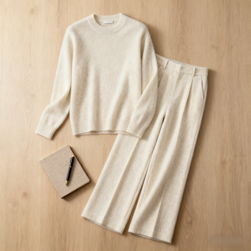 Sustainable Cashmere sweater and pant